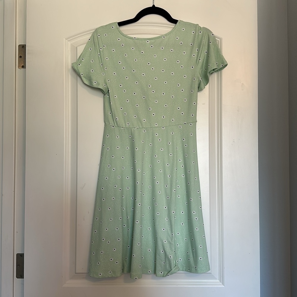 Bp Women’s Green Daisy Dress - XS - Picture 6 of 6